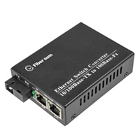 2x 10/100Base-TX To 100Base-FX TX1310/RX1550nm 20km Single SC Fiber Optic Switch | FC-FA102-35S20